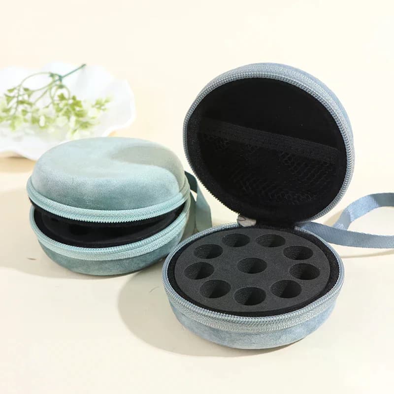 10 emplacements 1-2ML 10 bouteilles 1-2ml étui d'huile essentielle pour DoTERRA jeune vivant huile sous-paquet voyage Portable transporter suspendu organiser
