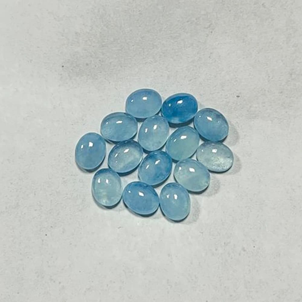 5 pièces/sac Pierres en vrac Pierre de lune naturelle Larimar Pierre ambrée Pierre naturelle de haute qualité Accessoires DIY pour bijoux Vente en gros