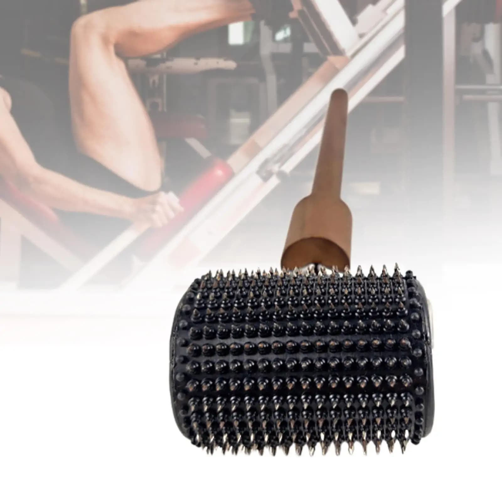 Rouleau de massage fascia à picots, masseur manuel portatif, outil de massage et relaxant musculaire pour le corps, les mollets, le dos, les bras et les sportifs