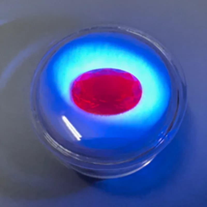 Grand rubis ovale de 13x18mm, 15,0 ct, pierre précieuse en vrac pour la fabrication de bijoux DIY, testé aux UV.