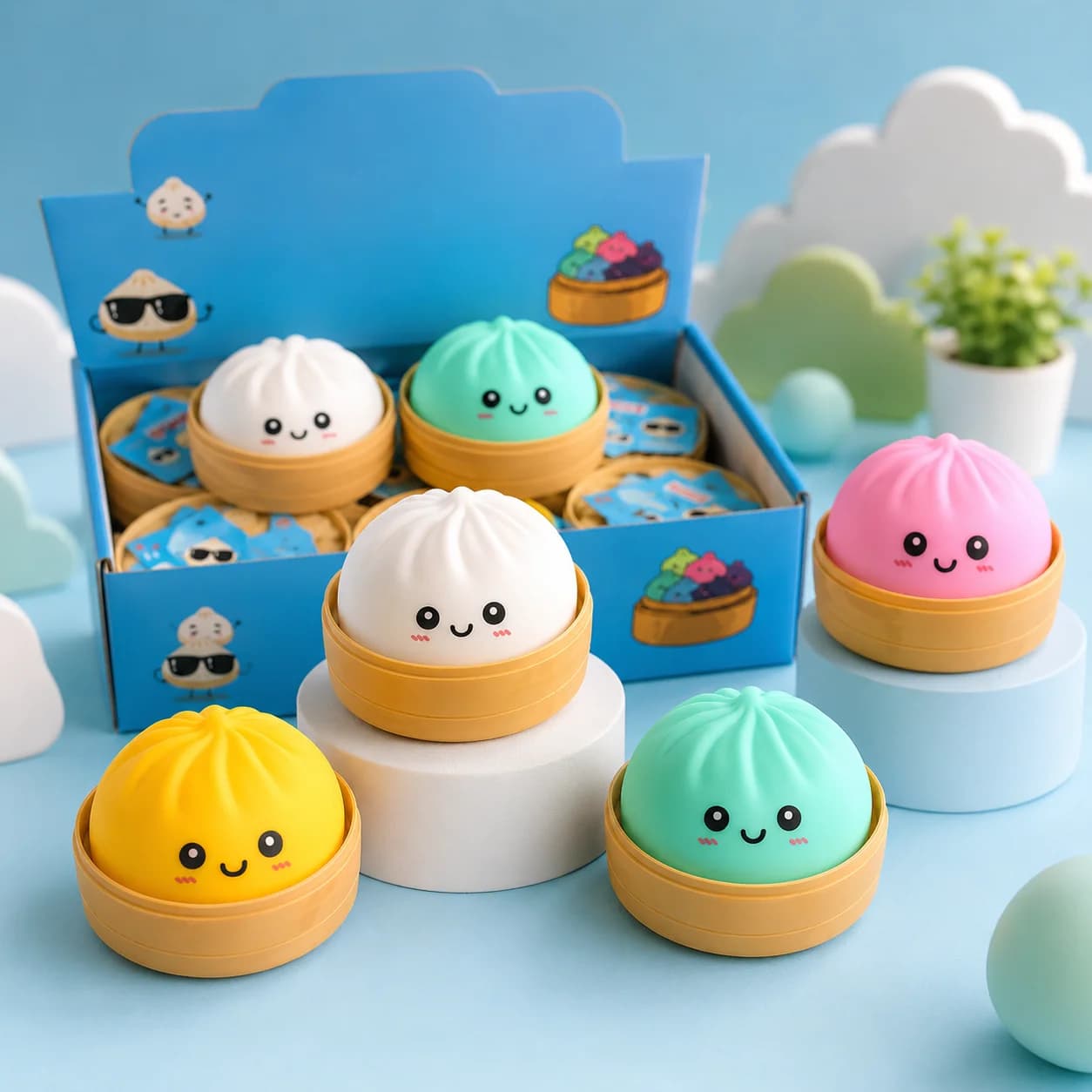 Jouet Squishy en forme de pain : Anti-stress