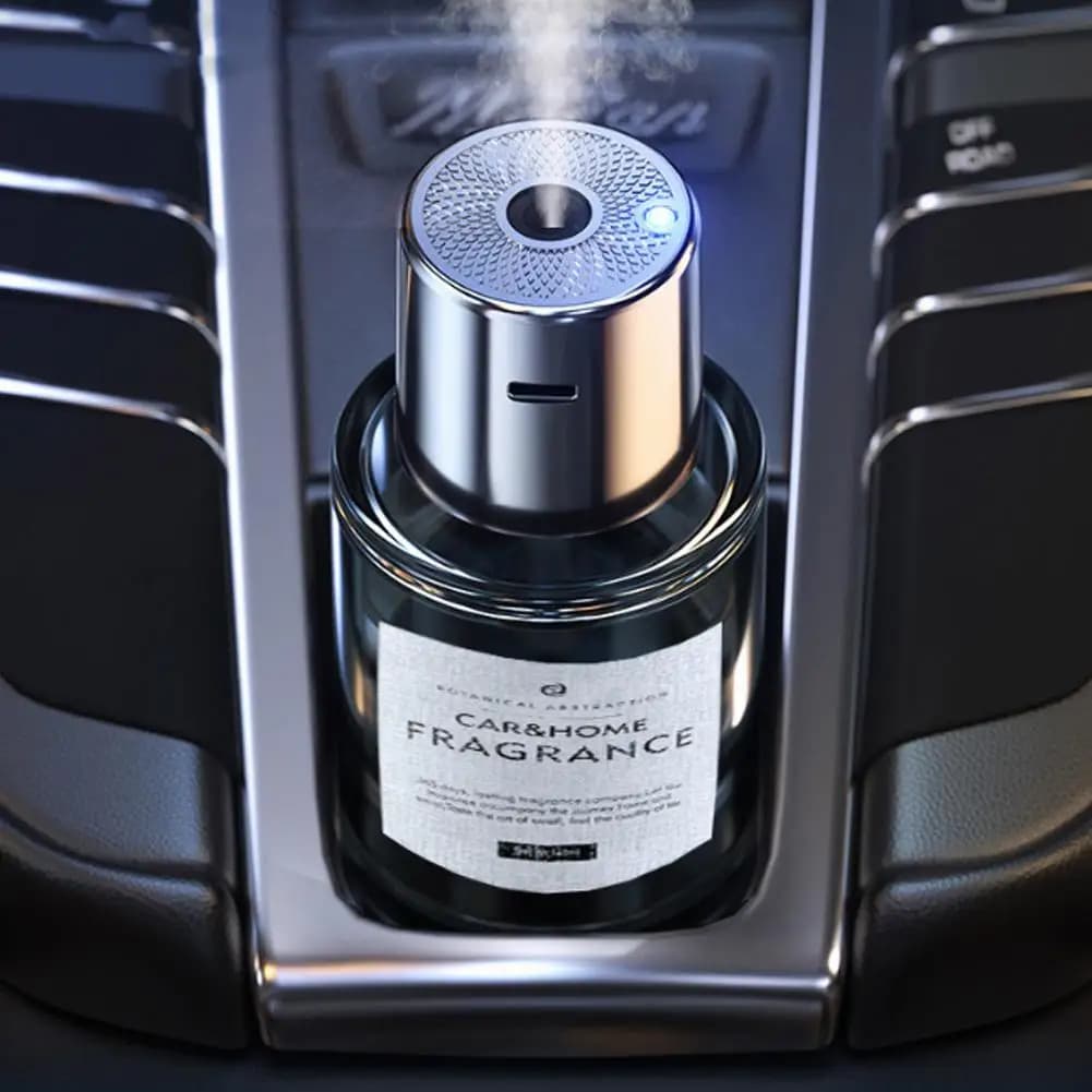 Diffuseur d'huiles essentielles monté sur voiture, vaporisateur de parfum, humidificateur intelligent, grande capacité