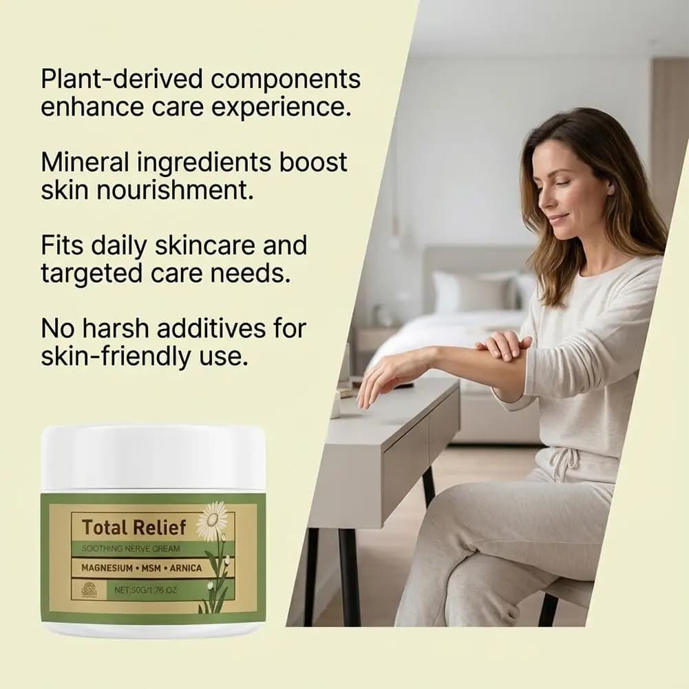 Crème apaisante au magnésium, extrait de plante naturelle, lotion corporelle pour la relaxation musculaire, crème de Massage hydratante en profondeur pour les soins de la peau, 50g