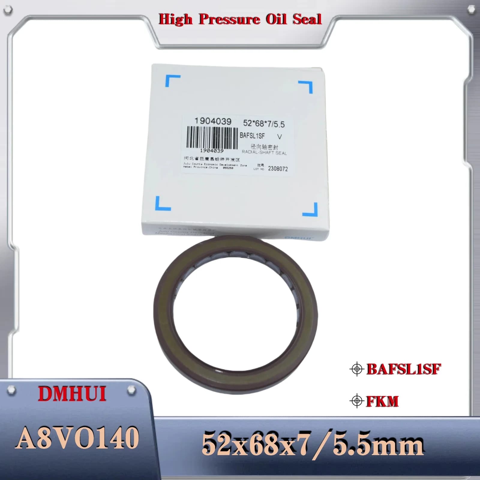 Joint d'étanchéité 52*68*7/5.5 pour pompe hydraulique ou moteur