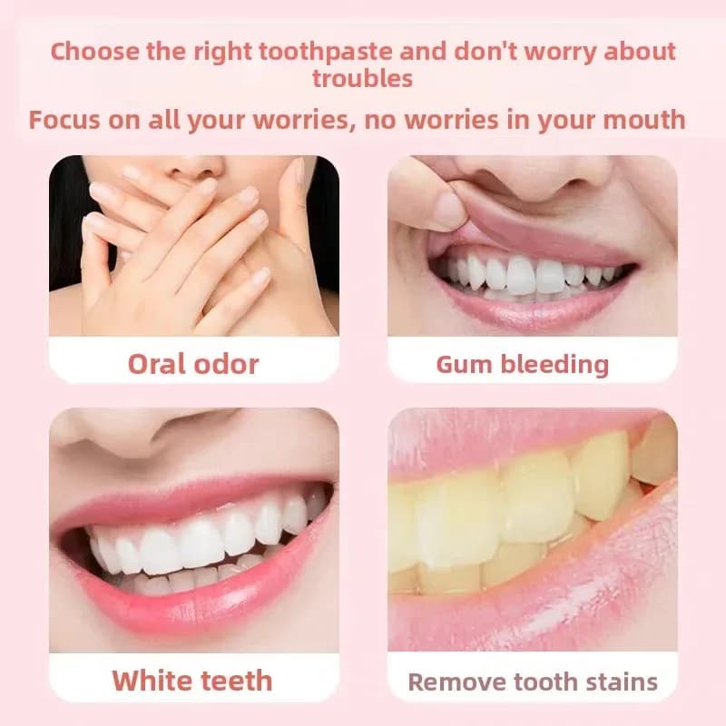 Ensemble dentifrice et poudre dentaire Rasyan de Thaïlande, clou de girofle et huile de coco, élimine efficacement les taches jaunes et la mauvaise haleine