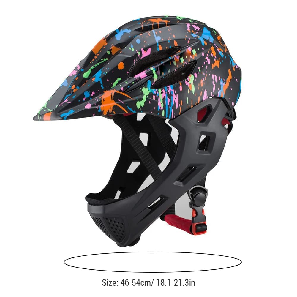 Casques pour enfants réglable respirant rouleau Balance Bbike casque de sport LED vélo équitation Scooter casque complet pour enfants