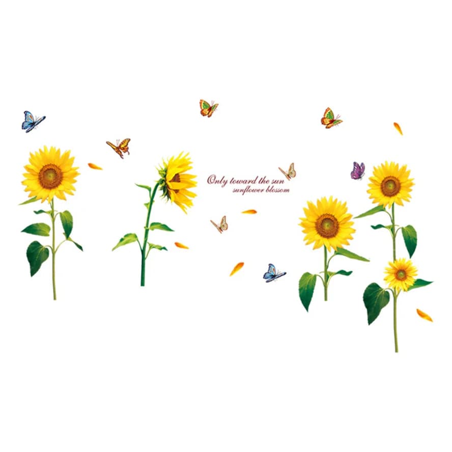 Autocollants muraux violets lavande pour salon, sparadrap muraux auto-adhésifs à fleurs et papillons, décorations murales pour chambre à coucher et maison, DIY bricolage