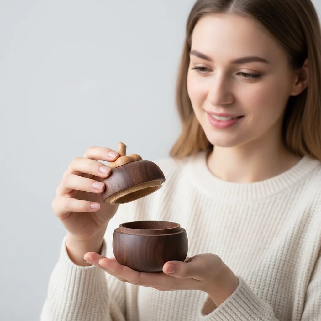 Diffuseur d'huiles essentielles en bois portable, pour un sommeil rafraîchissant, diffuseur d'arômes en bois à libération lente, longue durée, senteur florale