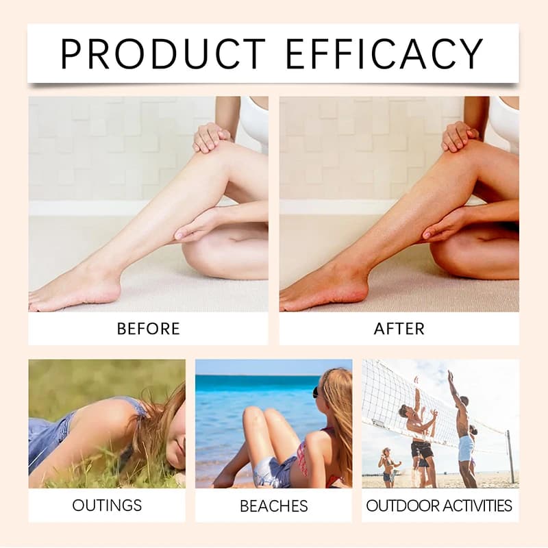 Mousse corporelle de bronzage d'été 100ml