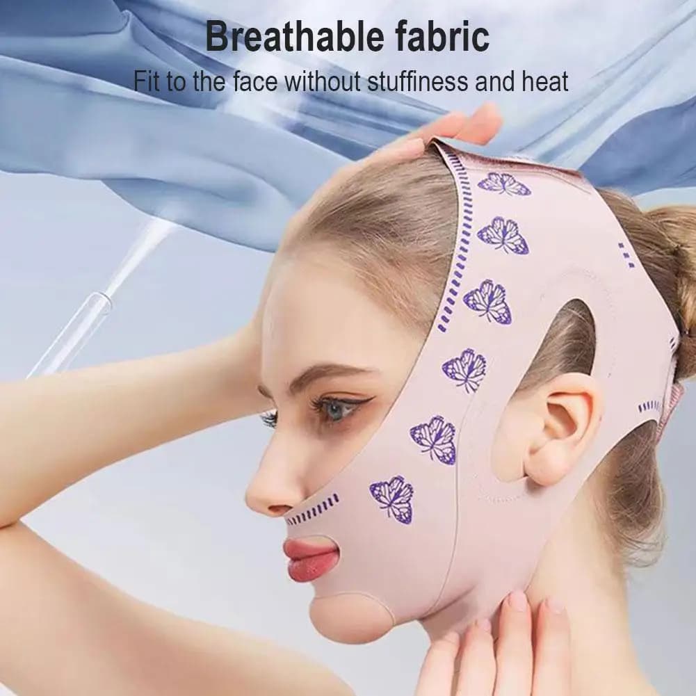 Bandage amincissant pour le visage à double pont