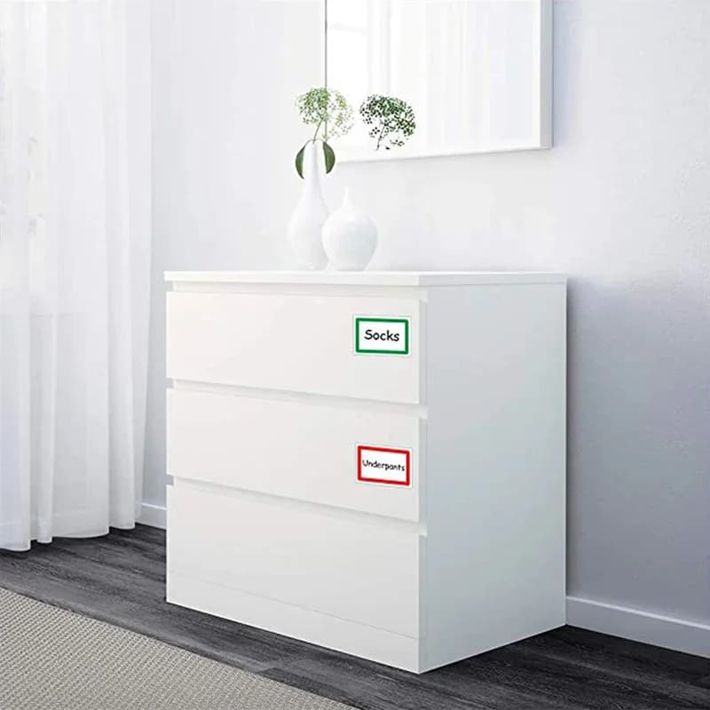 1 rouleau d'étiquettes autocollantes colorées