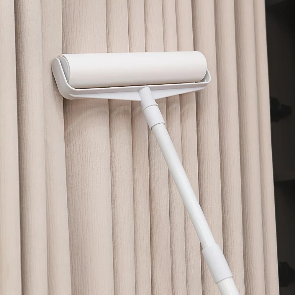 Rouleau en coton à Long manche, nettoyeur de tapis de canapé, grande brosse à déchirer adhésive, rouleau d'épilation pour animaux de compagnie, rouleau à peluches