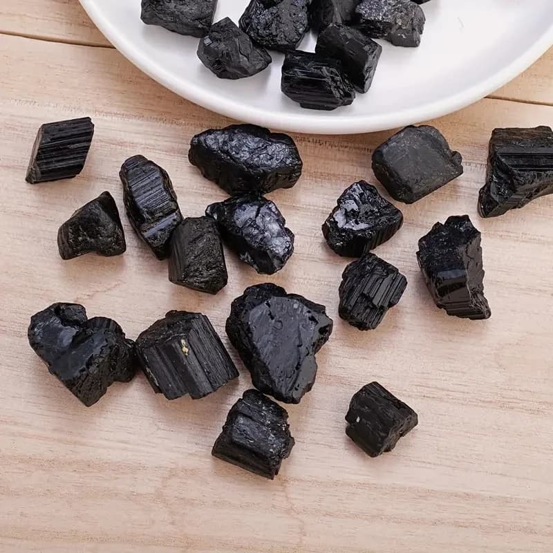 Citronapimen-Tourmaline Noire Naturelle