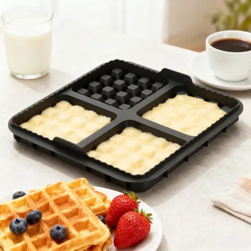 Moule à gaufres en silicone pour friteuse à air, moule à gaufres pour Ninja AF181 AF180 AF141 AF140 Philips NA229 NA230 et de nombreuses autres friteuses à air
