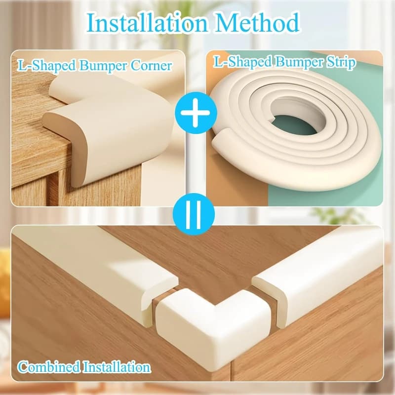 1 rouleau de bande de protection d'angle de Table de sécurité pour bébé avec 4 protections d'angle auto-adhésives, mousse NBR souple, protection d'angle de bord pour bébé