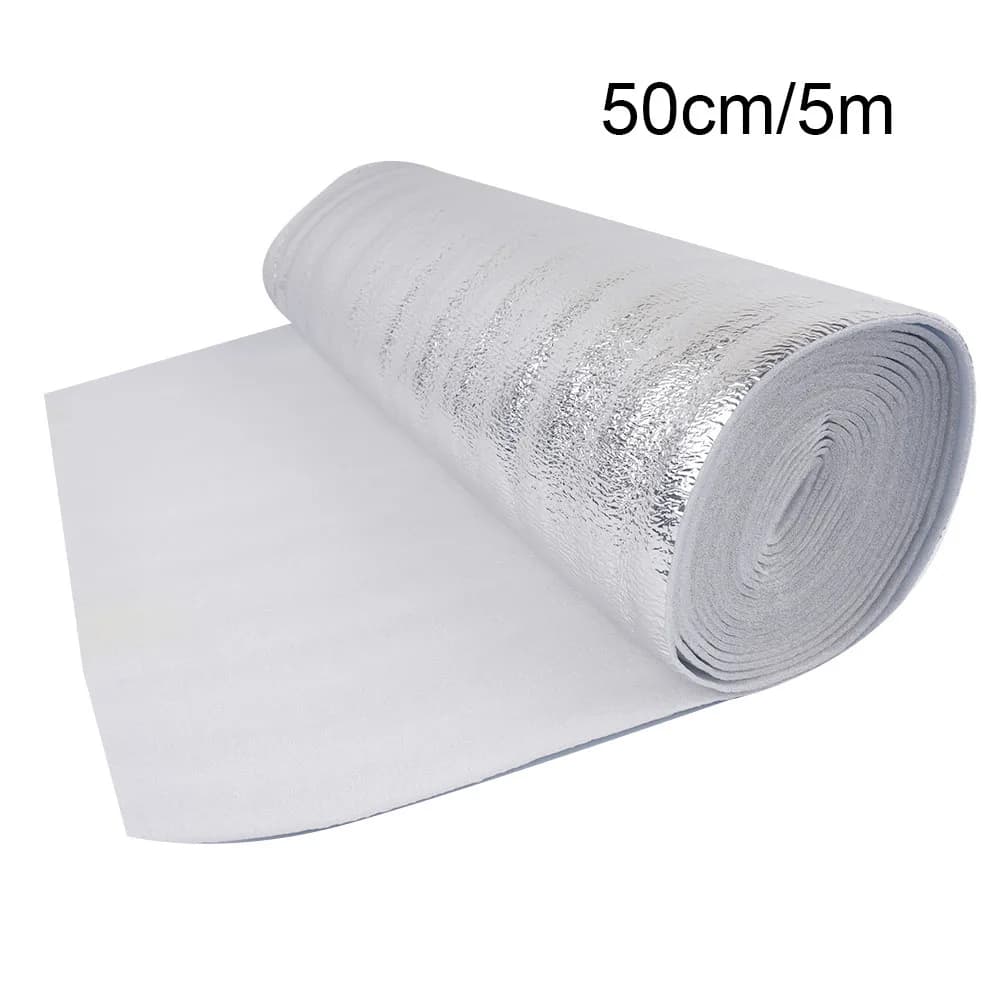 Feuille d'isolation thermique murale, 1 rouleau, feuilles d'aluminium réfléchissantes pour radiateur, Films d'isolation thermique, décoration de la maison