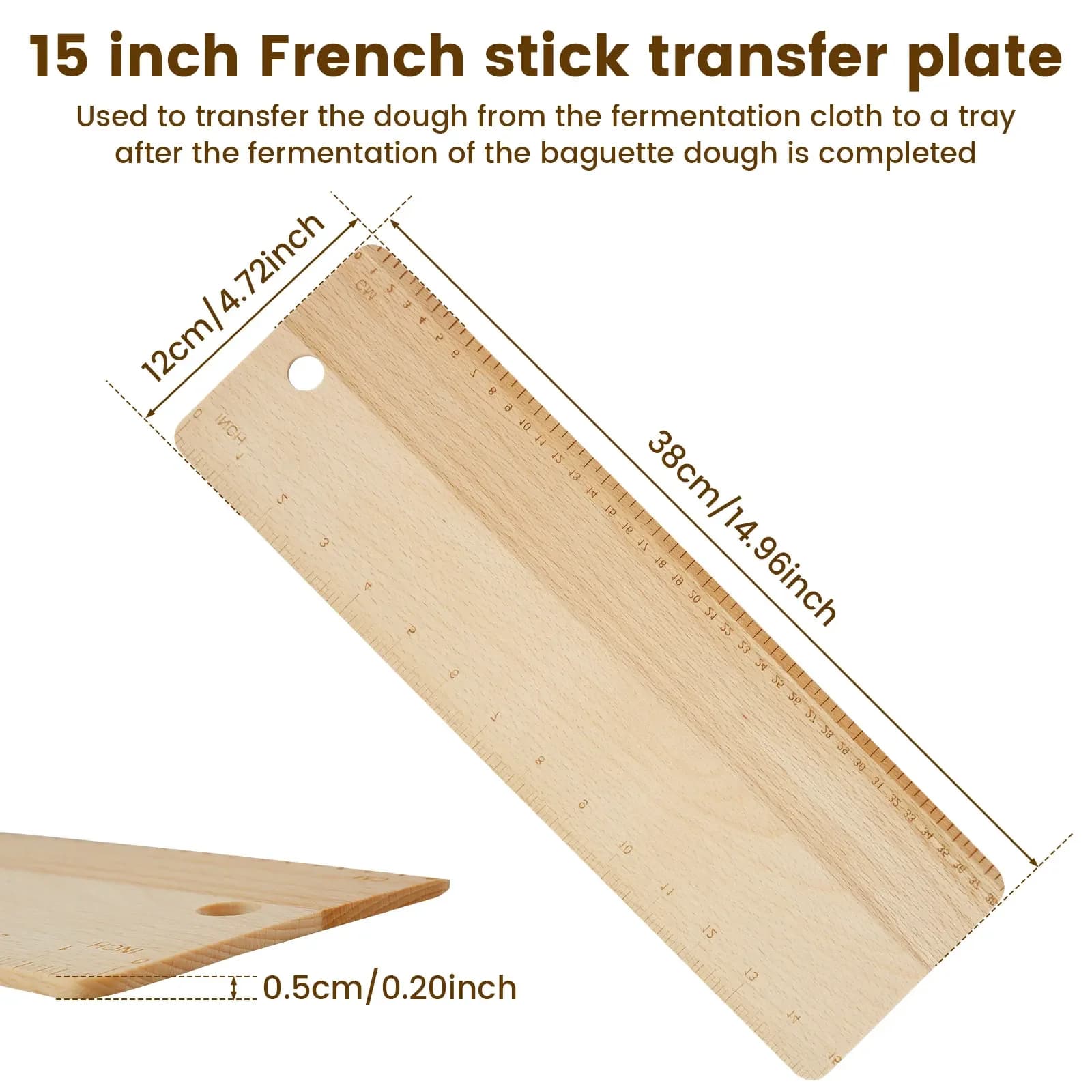 Nouvelles planches à retourner le pain, planches à retourner le pain français, plateau de service en bois pour pain, planche à retourner les pains, outils de boulangerie