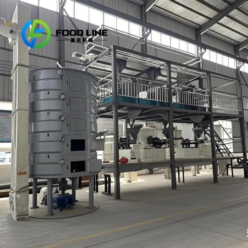 Ligne de production d'huile d'arachide 10TD