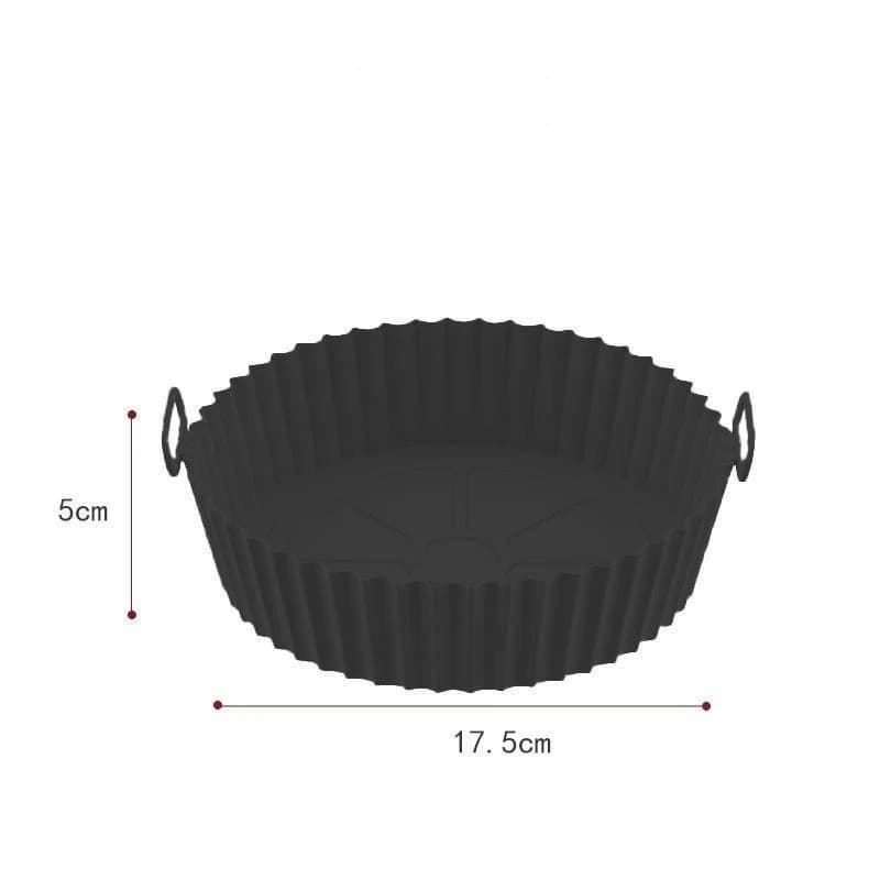Doublures en silicone pour friteuse à air, pot en silicone, doublures réutilisables pour friteuse à air, sans danger pour les aliments, antiadhésif, accessoires de panier