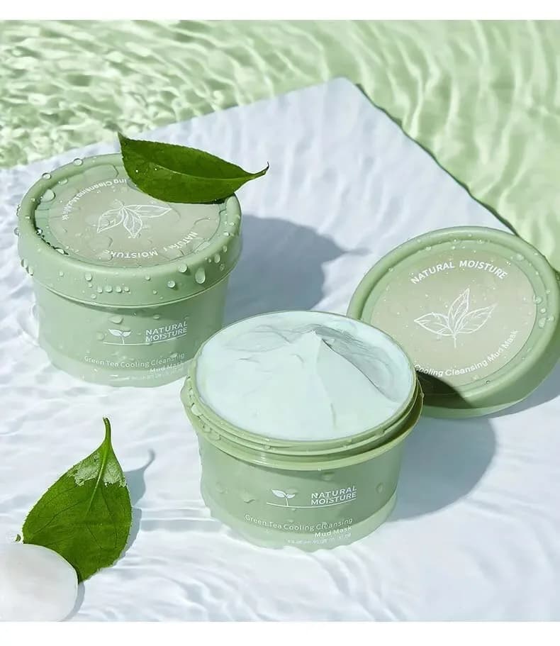 Masque de boue glacée au thé vert
