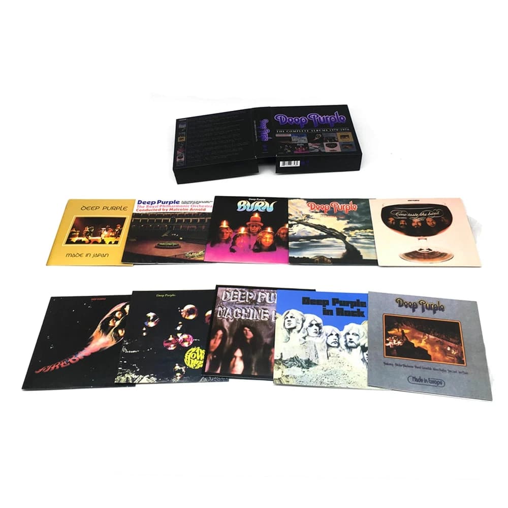 10CD - Groupe de rock britannique - Album complet - 1970-1976 - Pionnier du heavy metal et du hard