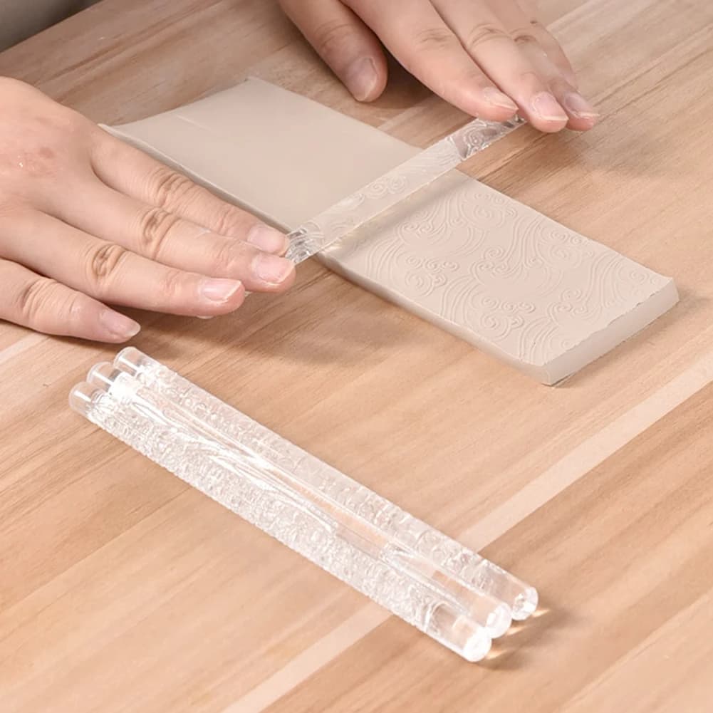 Rouleau à pâtisserie en gaufrage texturé, rouleau à gâteau Fondant, ustensiles de cuisson, outils de poterie, outils de décoration de pâtisserie, rouleau à pâtisserie antiadhésif sur le dessus de tass