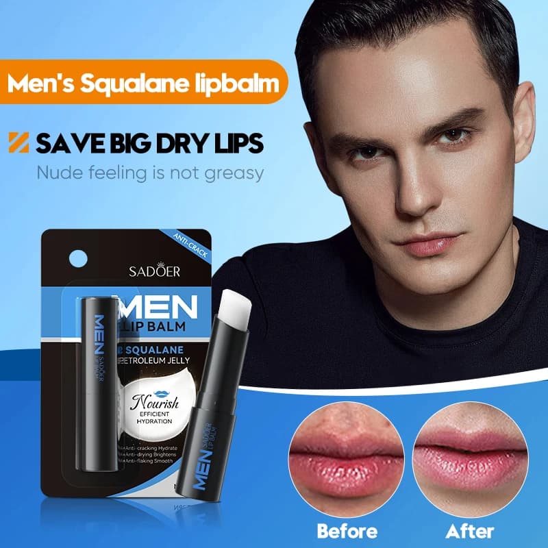 Vaseline baume à lèvres pour hommes hydratant Anti-séchage Anti-fissuration élimine la peau morte fadinng lignes fines lèvres produits de soins de la peau