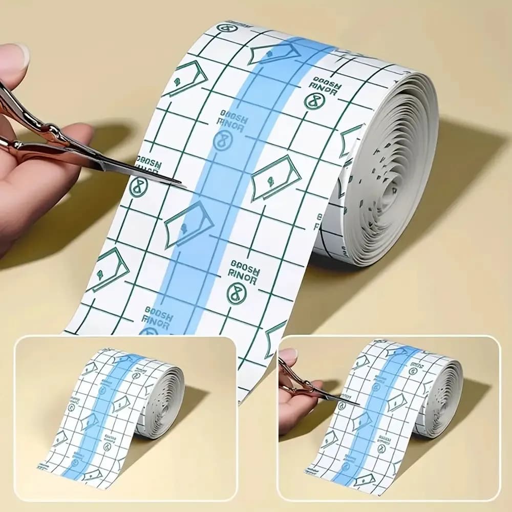 1 rouleau de ruban adhésif Transparent en PU, protège les doigts et les orteils, garde les zones blessées, enveloppe de Protection sèche et Portable pour les doigts et les orteils