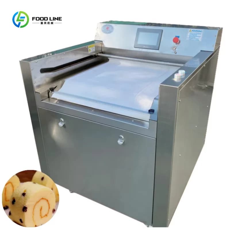 Machine à rouler les gâteaux suisses, nouvel équipement de boulangerie personnalisé pour la production de desserts décontractés pour le thé de l'après-midi