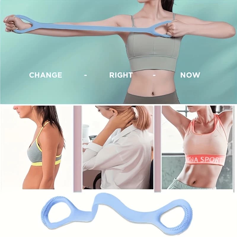 1 bande de résistance pour yoga - couleur aléatoire