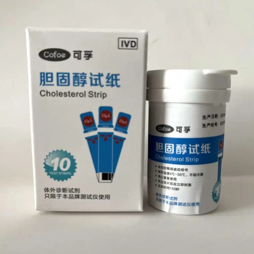 Cofoe Cholestérol 3 en 1 bandelettes de test et lancets seulement pour 3 en 1 Détecteur RF-XT-01 Soins de santé