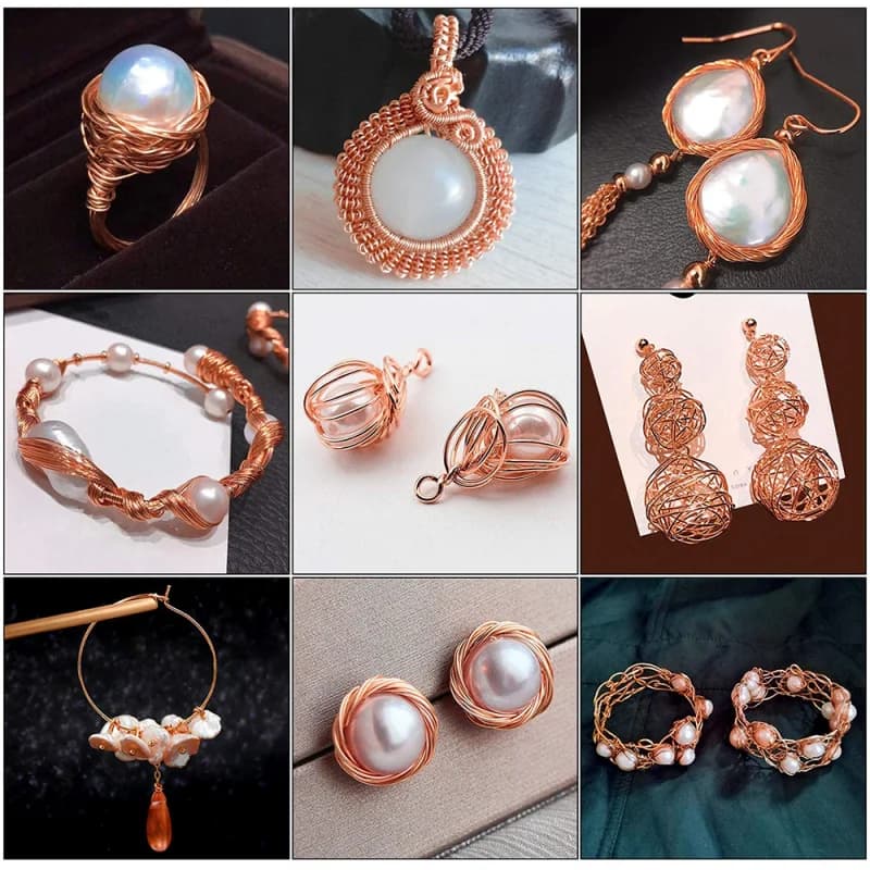 Fil de cuivre souple pour le jardinage par électroculture, 1 à 3 rouleaux, 0.06-1.2mm, fabrication de bijoux, perles, fabrication de bijoux faits à la main, œuvre d'art