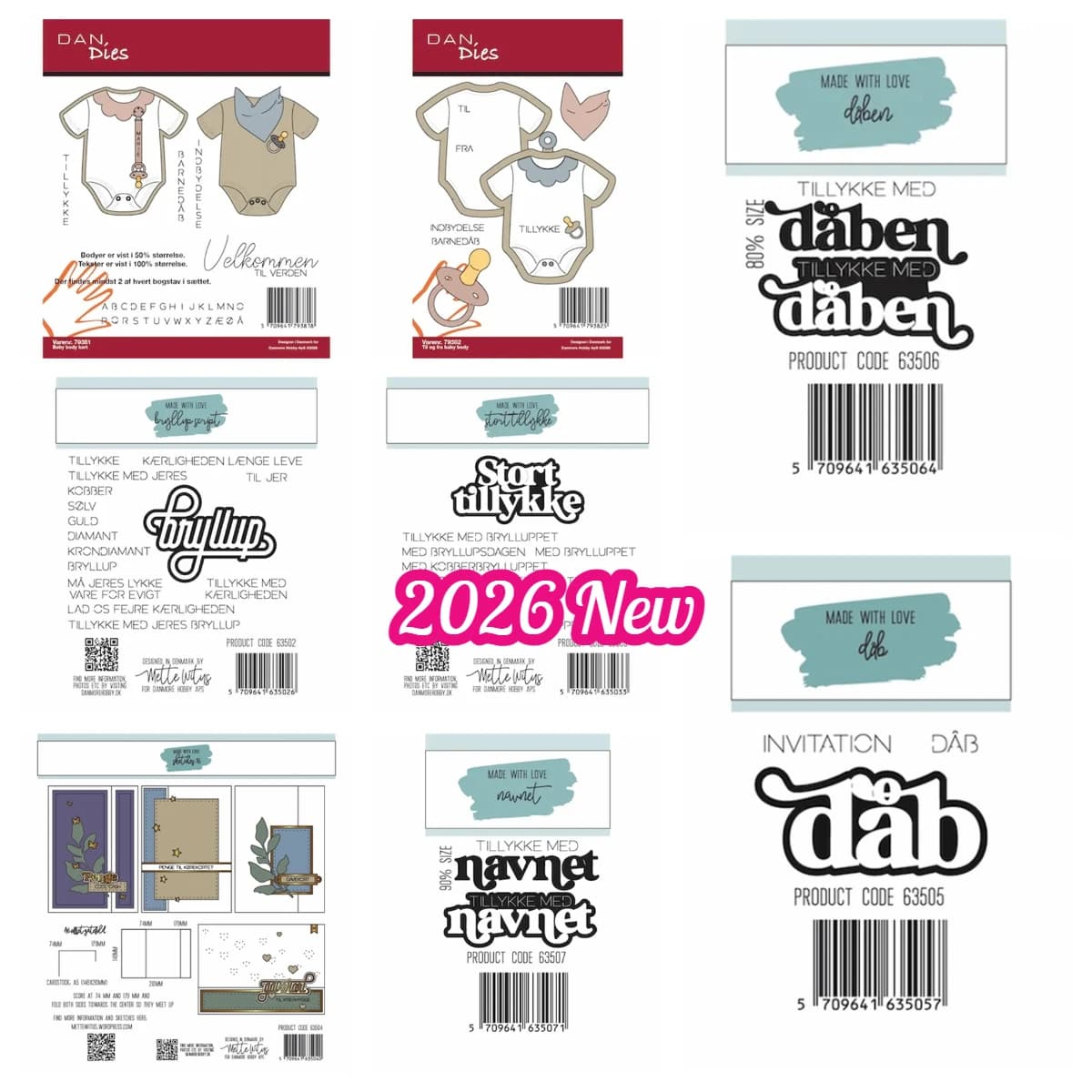 DAN Dies Til & Fra Matrices de découpe en métal pour artisanat, tampons, scrapbooking DIY, gaufrage fait main, matrices de découpe pour écriture cursive Bryllup, loisirs créatifs