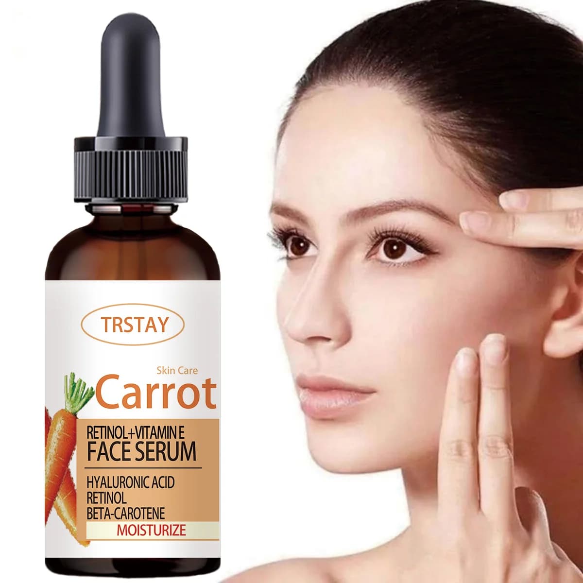 Sérum pour le visage de carotte