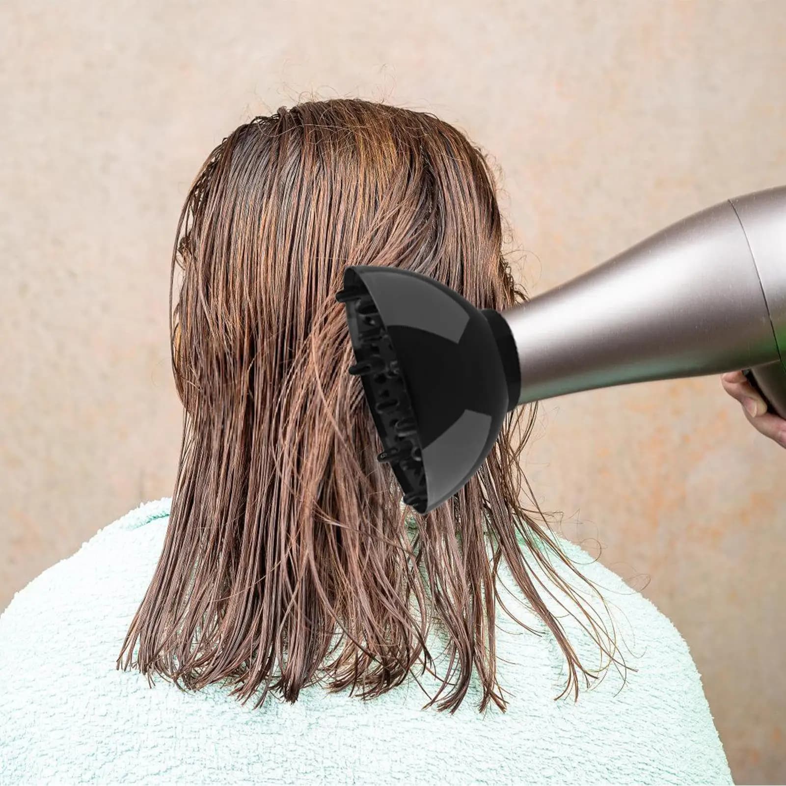 Diffuseur de cheveux réglable de 1,4 à 2,6 pouces pour sèche-cheveux, outil de coiffure professionnel
