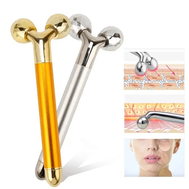 Rouleau de beauté électrique vibrant pour le visage