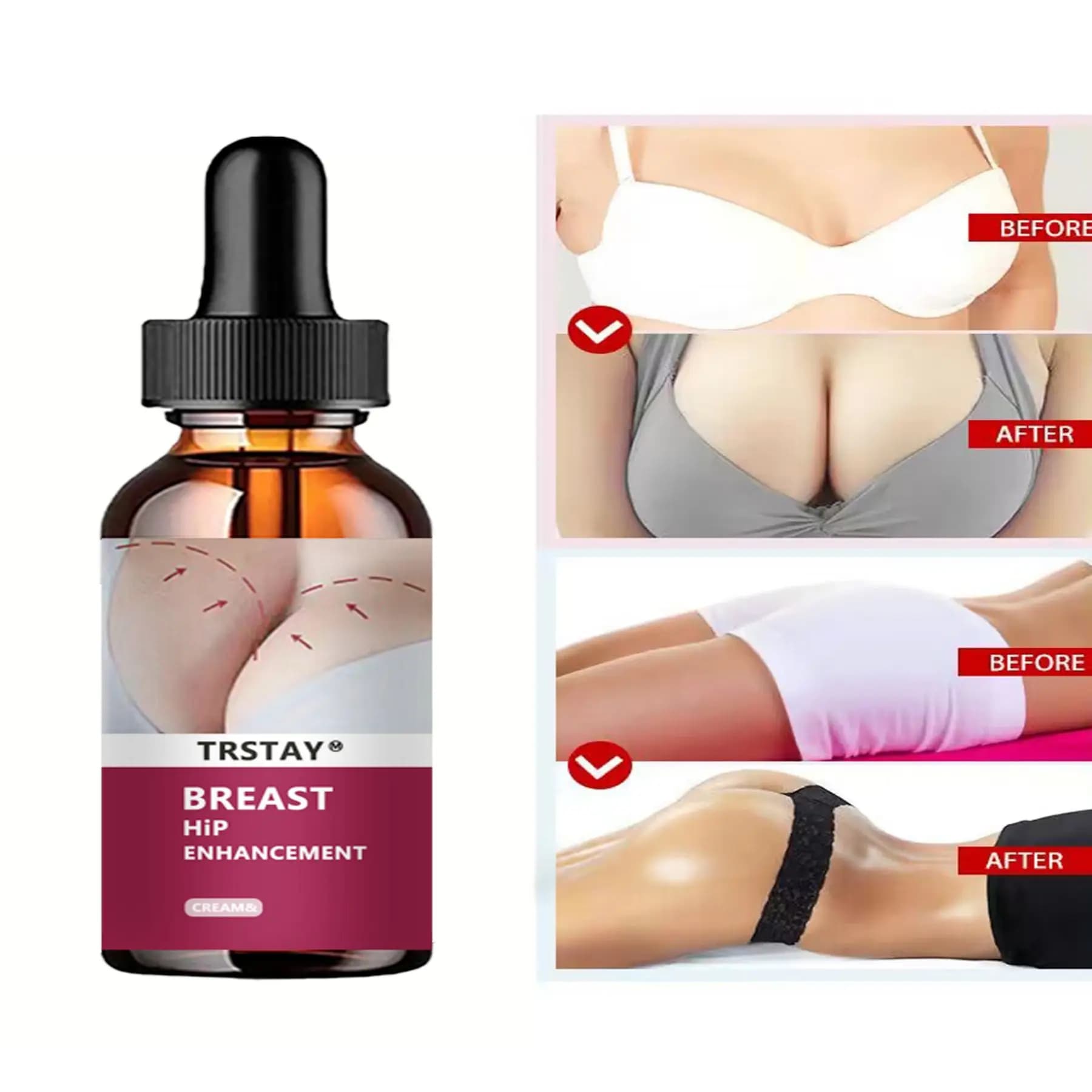 Huile Essentielle d'Agrandissement du Sein pour Femme, Château Raffermissant, Amélioration du Sein, Gros Buste, Agrandissement des Ches, 5ml, 15ml, 30ml, 50ml