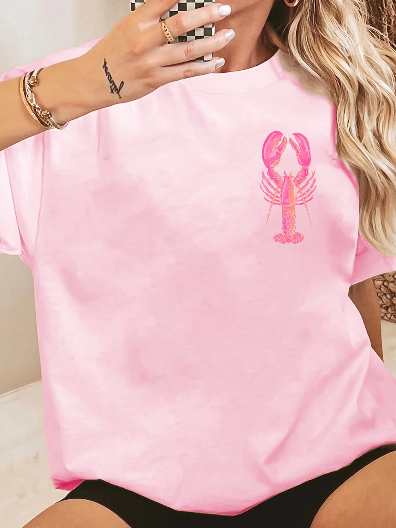 T-shirt à manches courtes pour femmes