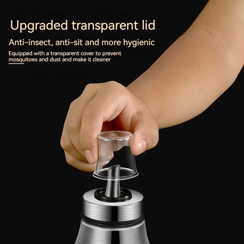 Bocal à huile domestique en acier inoxydable 304, étanche avec couvercle, bidon d'huile de grande capacité, carafe de stockage de cuisine, bouteille de carburant
