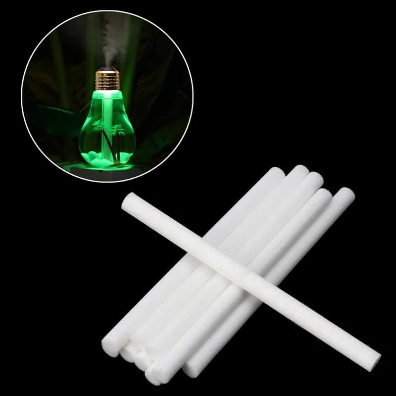A98G-200-Pack éponges de diffuseur de voiture bâtons de recharge remplacement de mèche de filtre d'humidificateur, bâtons d'éponge absorbants, 2.75X0.31 pouces