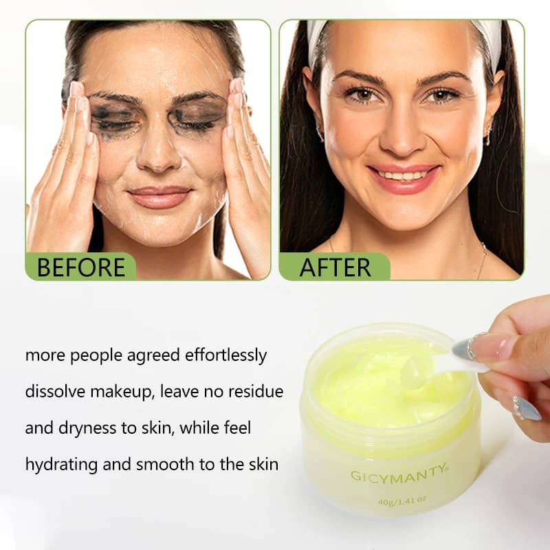 Crème démaquillante qui nettoie en profondeur le visage, les yeux et les lèvres avec une huile démaquillante douce et non irritante.