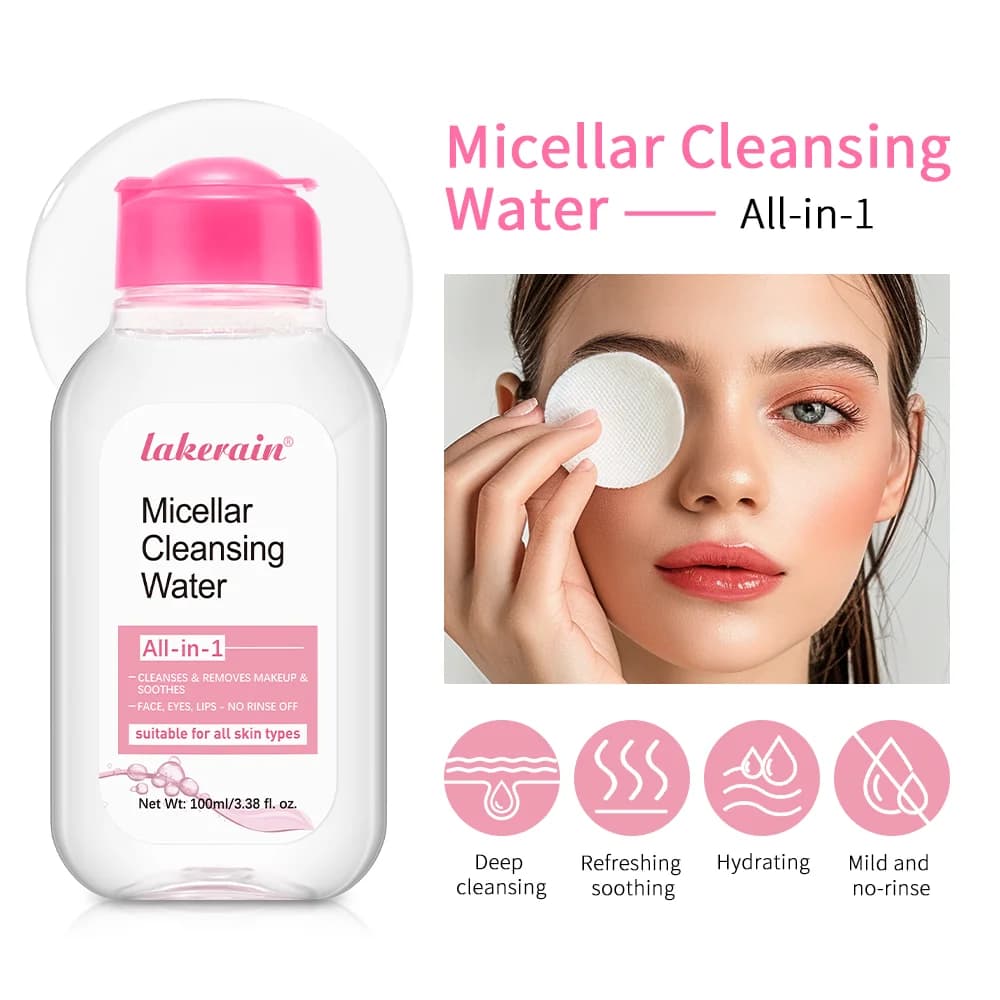 Garnier – nettoyant hydratant pour le visage, eau micellaire, démaquillant en profondeur, eau de nettoyage, rafraîchit, hydrate, nettoyage de la peau, 100ml