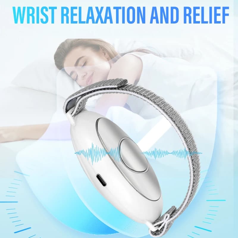 Nouveau 1 ensemble portable 20 niveaux EMS aide au sommeil traitement de Relaxation microcourant impulsion dispositif d'hypnose adapté à l'insomnie et à l'anxiété