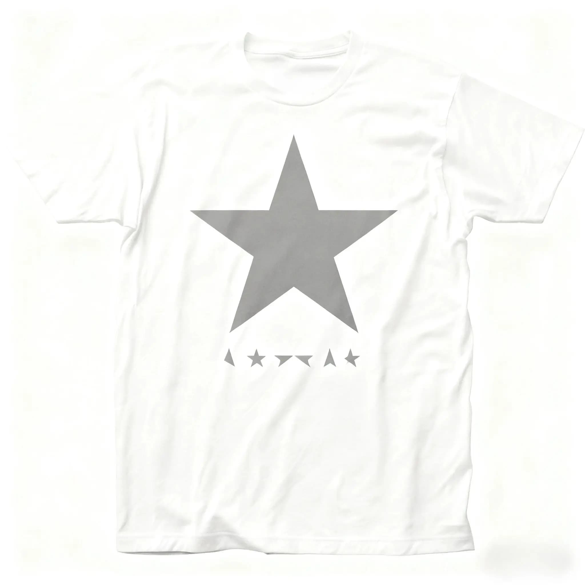 T-shirt de groupe de rock'n'roll David Bowie Blackstar, nouveau t-shirt noir décontracté à la mode, hauts amples Y2k, t-shirt imprimé vintage unisexe