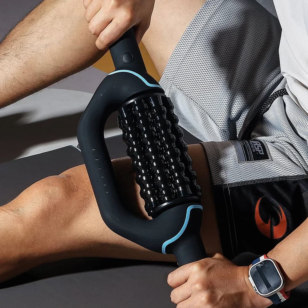 Masseur électrique d'impact de rouleau de Massage pour la Relaxation des tissus profonds et des muscles, Rechargeable pour soulager les maux de dos après l'exercice