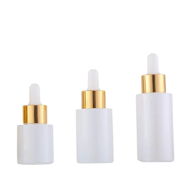 Tubes de flacon compte-gouttes en verre transparent