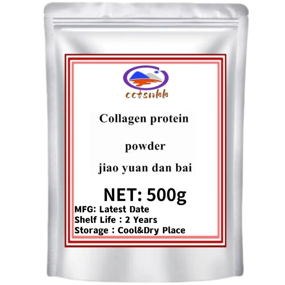 Poudre de Collagène Pur Marine Hydrolysée, Éclaircissante pour la Peau, Anti-âge, Anti-rides, 100-1000g