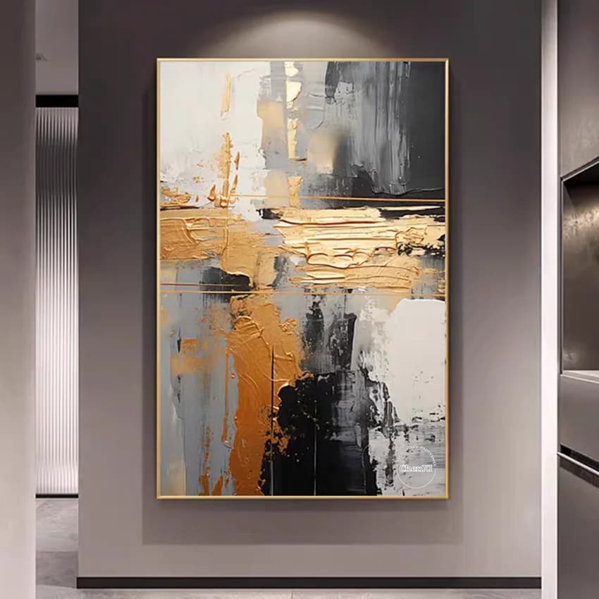 Peinture à l'huile peinte à la main sur toile