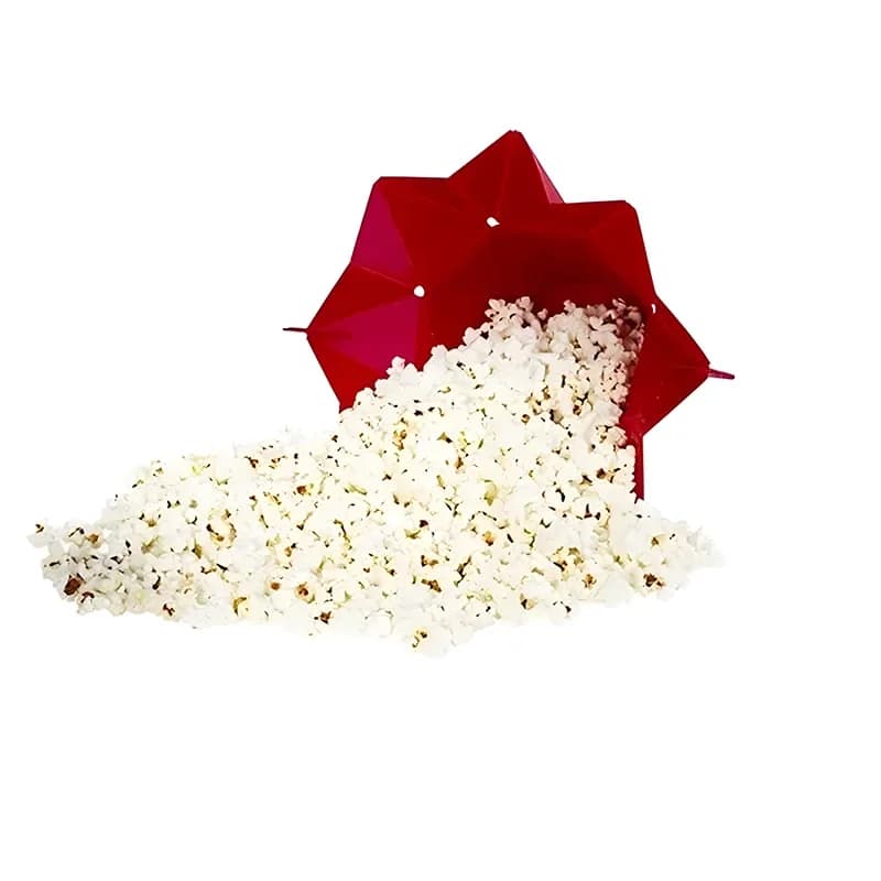 Bols à pop-corn pliables en Silicone, outils faciles de cuisine de haute qualité, seau à pop-corn, fabricant de bols à pop-corn au micro-ondable
