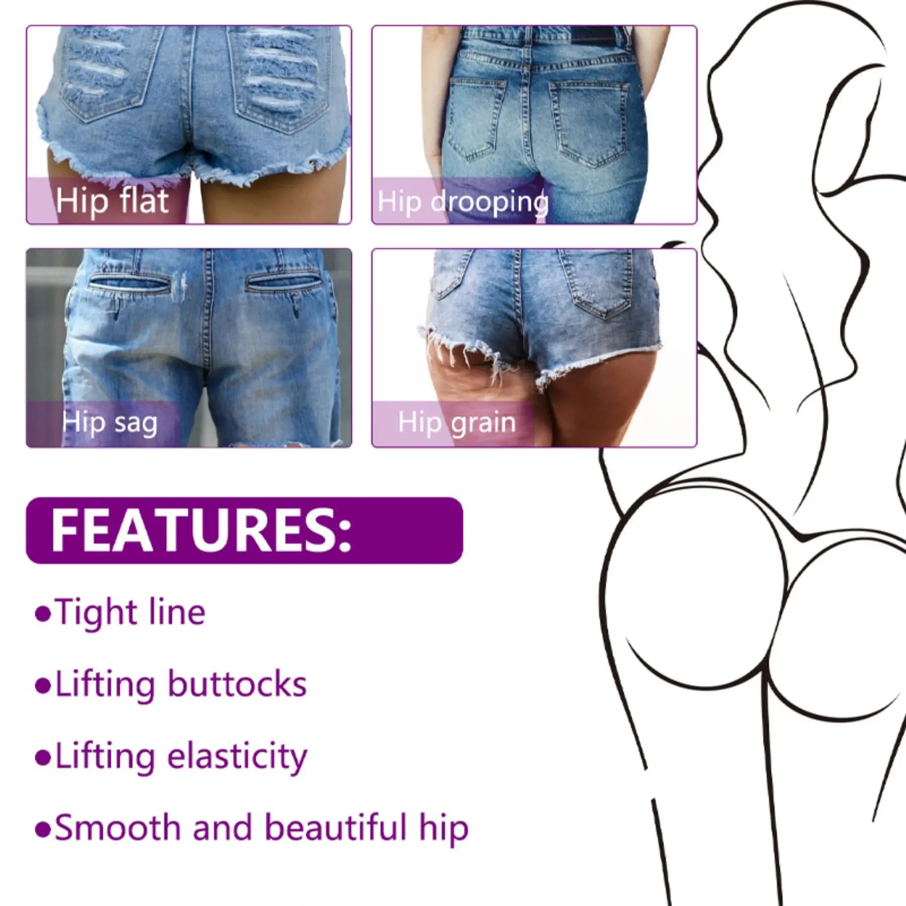 Huile essentielle nourrissante pour les belles fesses
